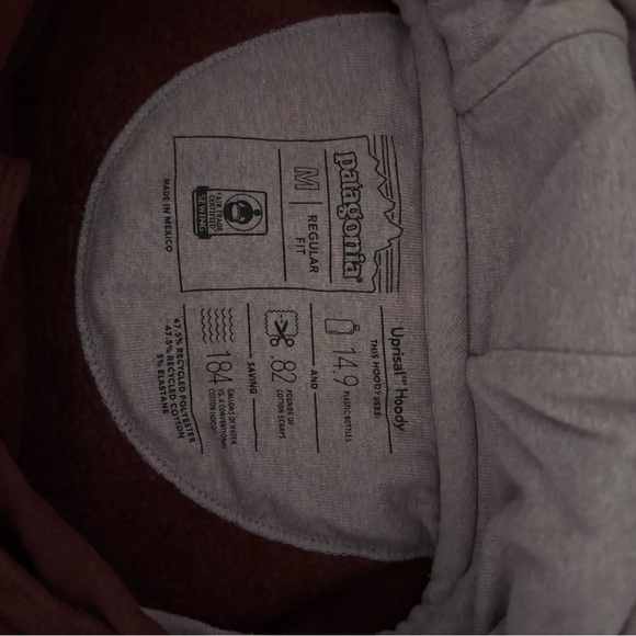 Patagonia Burgundy Sweatshirt - Picture 6 of 6